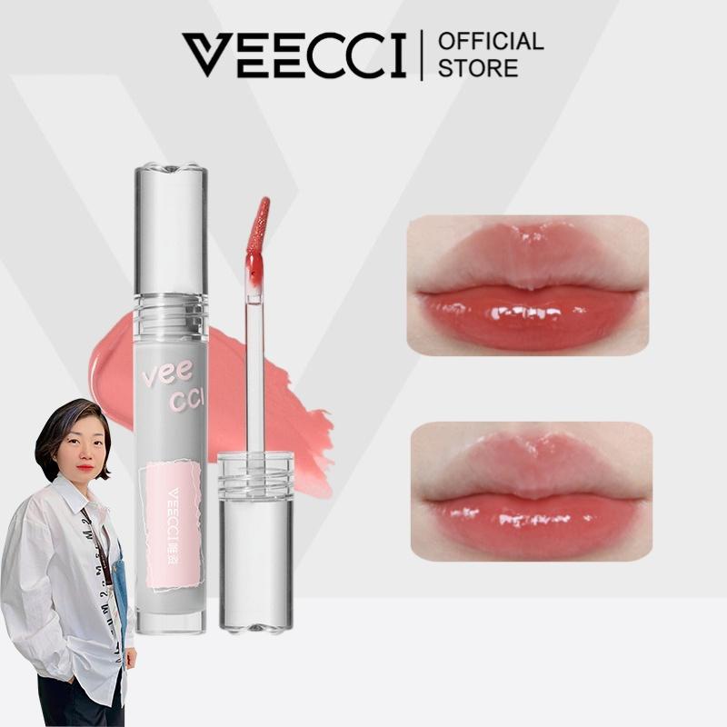  【TRANG BỐNG VEECCI Son Bóng Gương Bóng Tráng Gương Chống Dính Cốc Lâu Trôi Dưỡng Ẩm 2g 