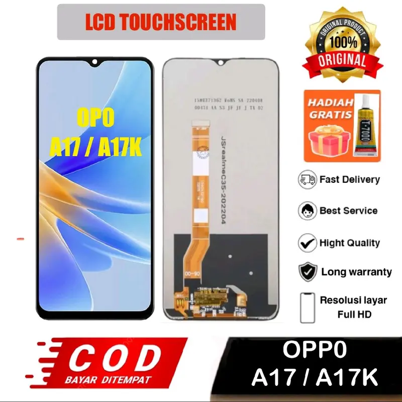 LCD T0UCHSCREEN OPO A17/A17K FULLSET 0RIGINAL 0