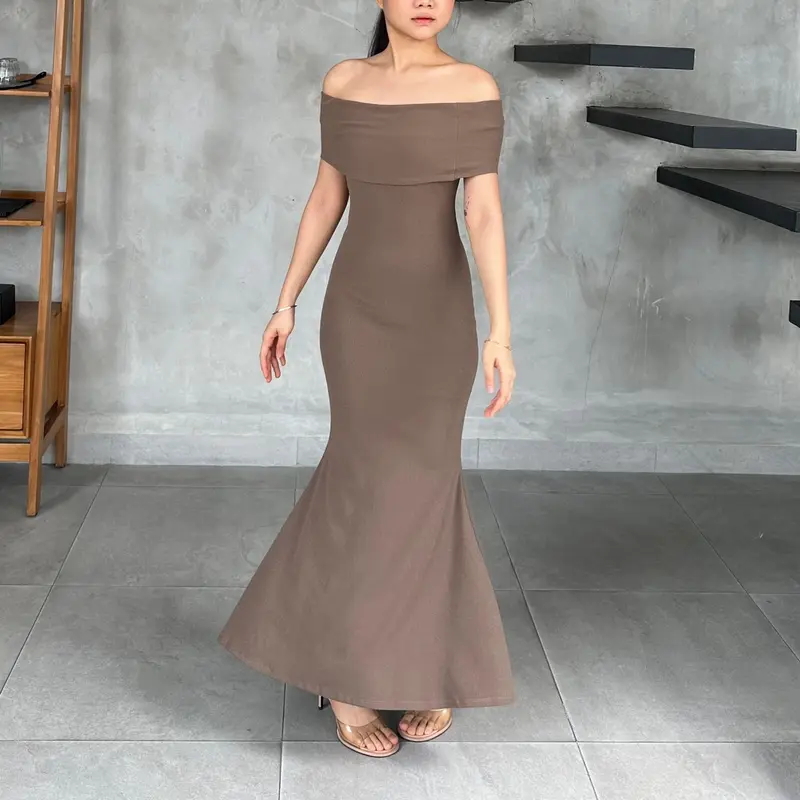 ￼JOLIE | JULIE DRESS | DRESS WANITA | LONG DRESS | SABRINA DRESS | MERMAID DRESS 1