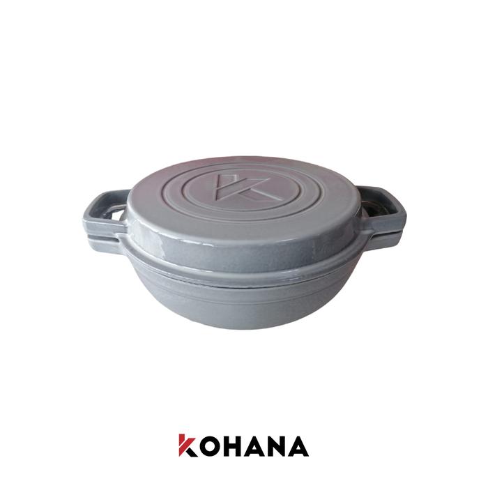 Gambar Kohana Enamel Cast Iron Braiser&Grill 26cm dari Kohana Indonesia Kota Administrasi Jakarta Utara Tokopedia