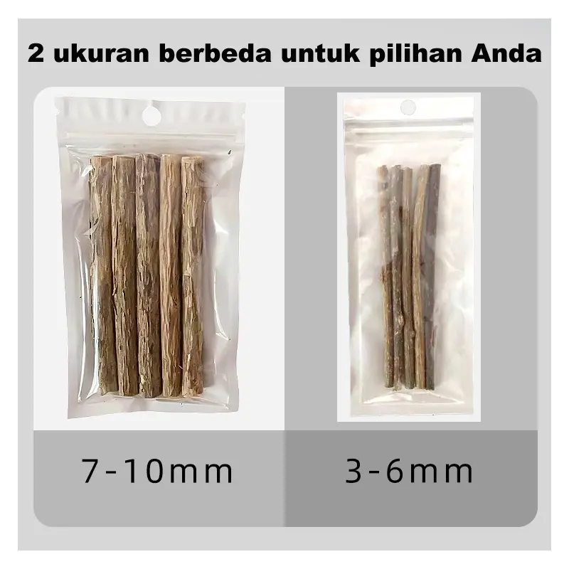 Catnip Stick Snack Kucing Kayu Matatabi Camilan Mainan Gigit Cat Nip Toys 2