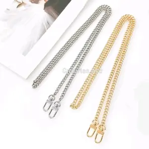 Alu8mm Tali Rantai Tas Alumunium 8mn kait lobster untuk tas selempang bahu Wanita