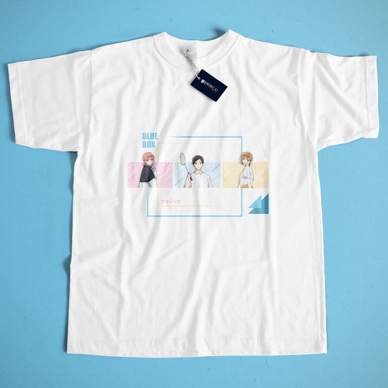 Shinkai Kaos Anime Blue Box Ao No Hako Series Baju Anime Pria Wanita Premium Cotton 24s 1