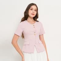 Gambar Chocochips - Laverna Top / Atasan Wanita Modis Lengan Pendek Model Depan Asimetris - Black, S dari Chocochips Boutique Kota Administrasi Jakarta Barat 4 Tokopedia