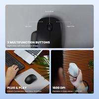 Gambar Rexus QB300 V2 OFFICE WIRELESS MOUSE QB-300 - Black dari Dunia Mas Computer Kota Administrasi Jakarta Barat 3 Tokopedia