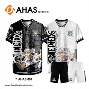 AHAS Jersey Futsal Custom Baju Sepakbola AHAS 009 Desain One Piece Bola Desain Custom