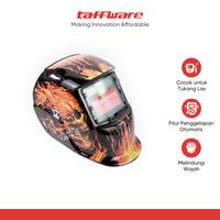 Gambar TaffGUARD DEKO Helm Las Otomatis Auto Darkening Welding Helmet - MZ224 - Hitam dari Taffware Official Store Kota Administrasi Jakarta Barat 1 Tokopedia
