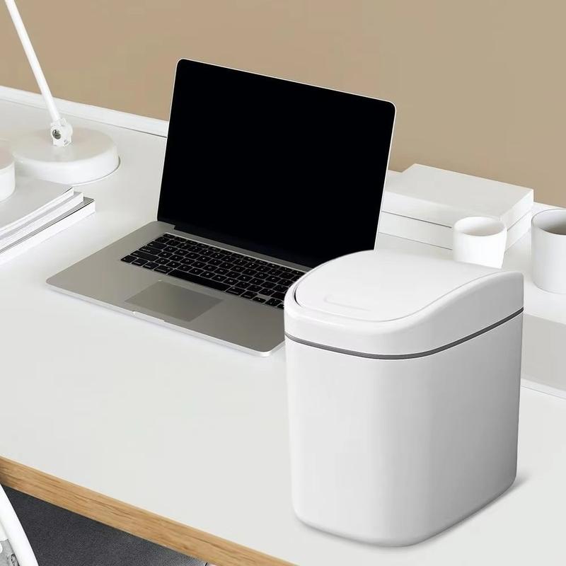 Sáng tạo Nắp lật Thùng rác để bàn Thiết kế kín Chống bụi Thùng rác mini Dung…