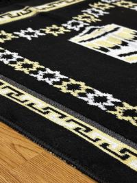 Gambar Sajadah Lipat Lembut Halus Premium Izmir Midi Black Edition 53x105 Cm - Yellow Black dari Sufi Carpet Kota Administrasi Jakarta Pusat 4 Tokopedia
