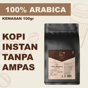 KOPI ARABIKA 100gr KOPI BADARU ESPRESSO INSTAN TANPA AMPAS