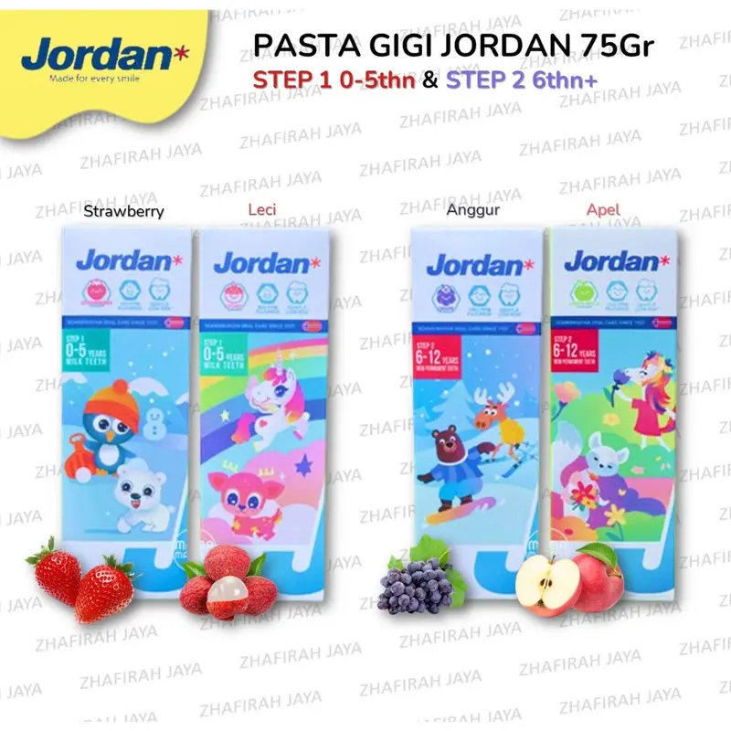 PASTA Gigi JORDAN Step1 0-5thn dan STEP2 6-9thn 0