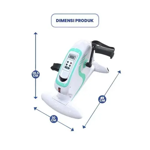 Mini Elektrik Bike - Sepeda Statis Terapi untuk Pemulihan Stroke & Otot Kaki Listrik Alat 5