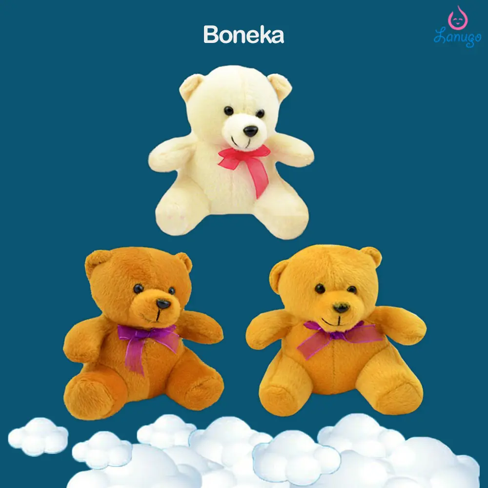 Boneka Teddy Bear Kecil / Mini / Beruang Kecil Polos Murah| Beruang Bayi Tanpa Baju