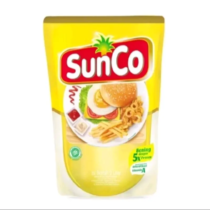 Sunco minyak goreng 2 liter dapat 2 Pouch Oil 2