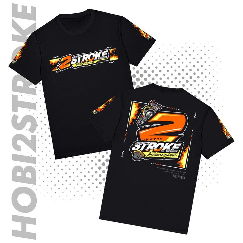 KAOS 2 STROKE | KAOS MEKANIK AMATIR | KAOS RACING ORIGINAL | BAJU RACING ORIGINAL | KAOS RACING FULL SPONSOR 1