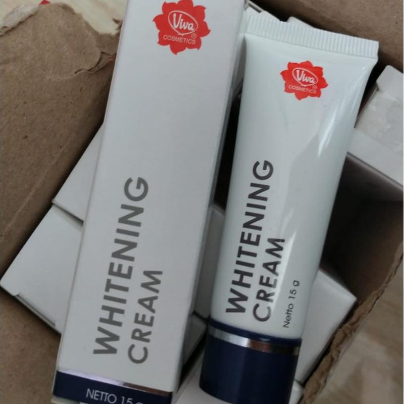 Viva Kosmetik Whitening Cream 15g Original Bisa COD Perawatan Wajah Mencerahkan 2