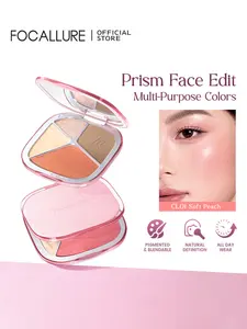 [Official] FOCALLURE Prism Multi Glow Palette Highlighter & Contour & Blush Multi-Use