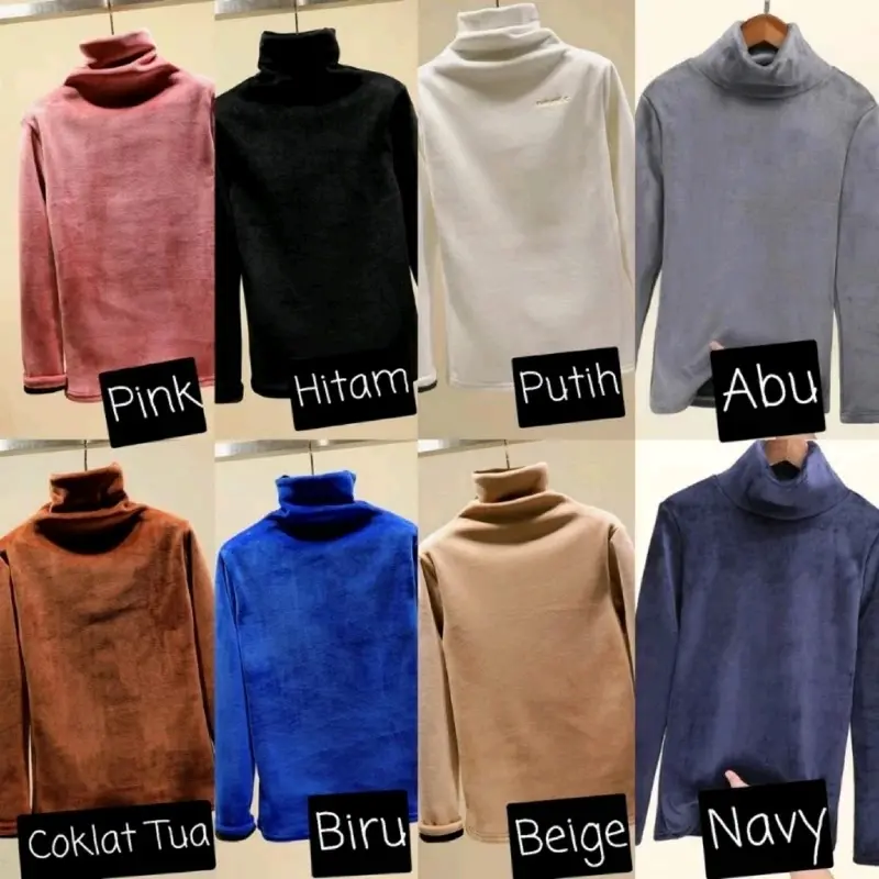 Long John Wanita / Pakaian Musim Dingin Wanita Atasan Saja / sweater wanita winter / long jhon / longjon 09 3