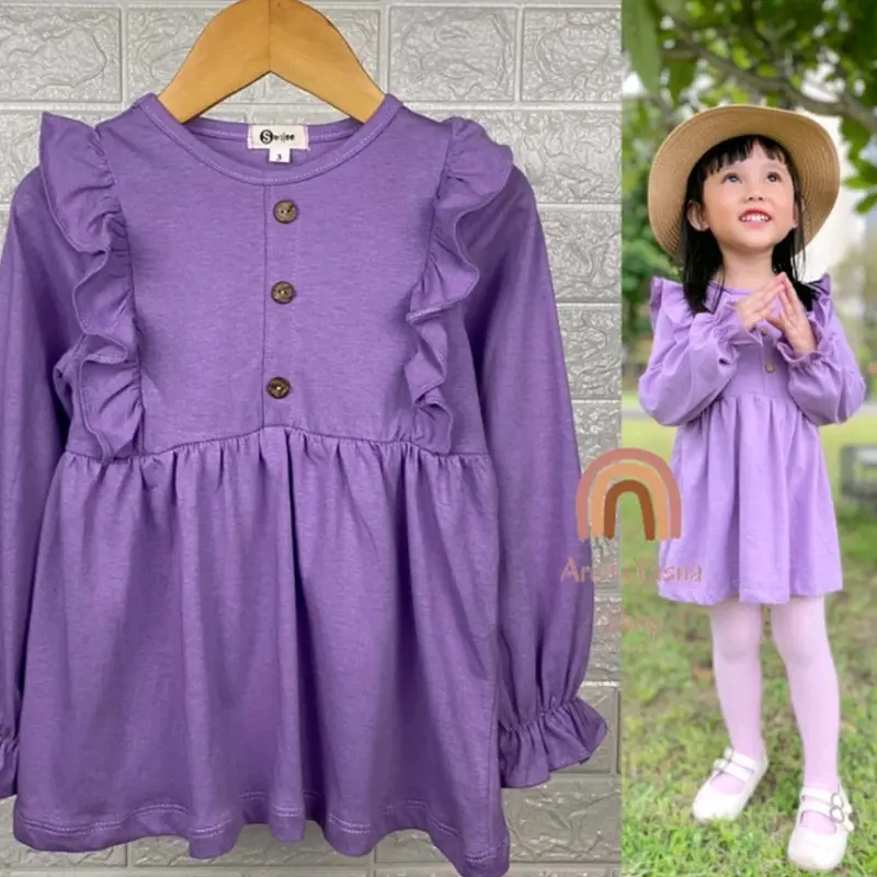 tunik hamida /tunik anak perempuan 4-12 tahun/ bahan ceringkle/ terbaru dan kekinian 3