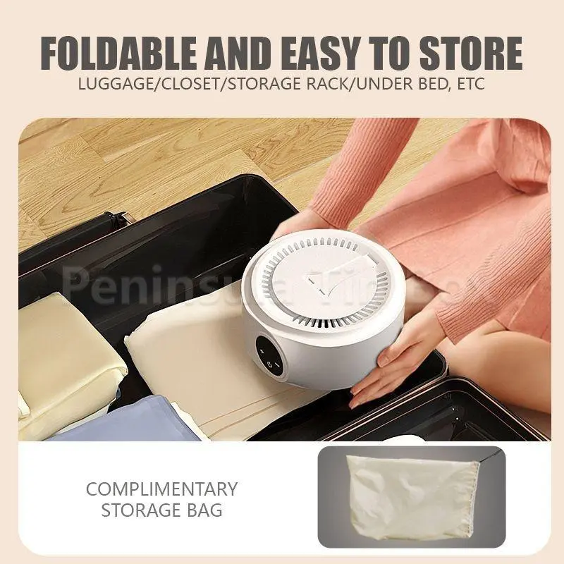 Portabel Clothes Dryer Mesin Pengering Pakaian Lipat Pengeringan Cepat Sterilisasi UV Listrik Otomatis Untuk,Electric saver