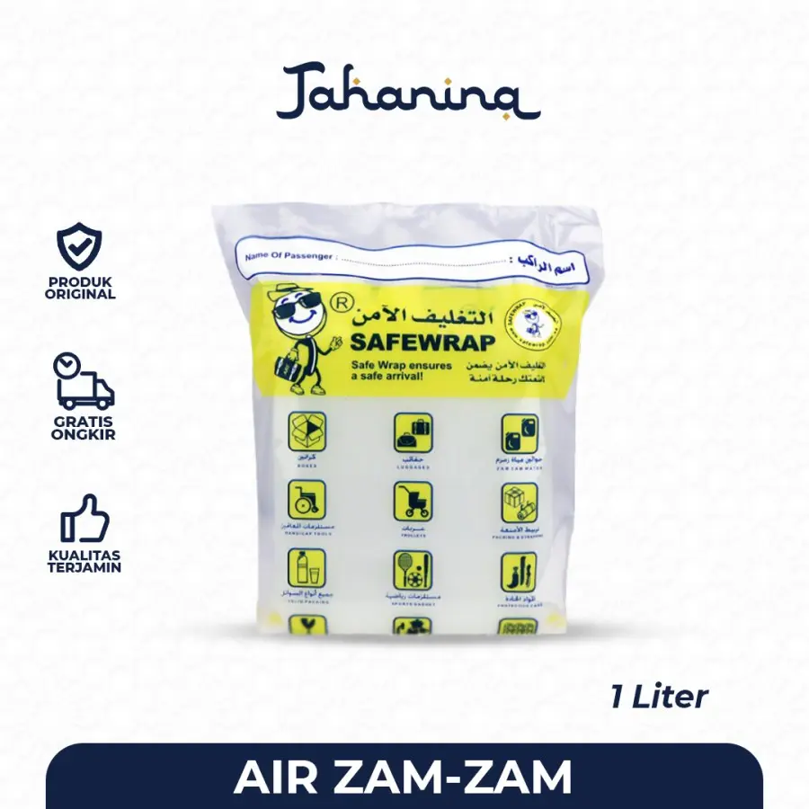 Air Zamzam / Zam Zam Water / 1 Liter (ASLI)