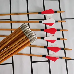 Arrow Bambu Petung Anak Panahan Outdoor 80 cm dengan Point Besi