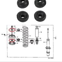 Gambar JVR Karet Support Shock Breakers Accord Maestro CRV Gen 1 Odyssey Civic CR-X Depan/Belakang Motorcycle - Accord dari JVR Official Store Kab. Cirebon 2 Tokopedia