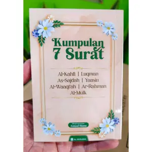 Kumpulan 7 Surat Al-Kahfi Luqman As-Sajadah Al-Waqiah Ar-Rahman Al-Mulk Yasin Terjemah Latin