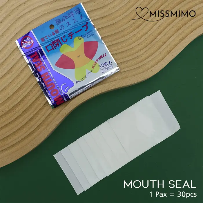 Plester Mulut Tidur Anti Ngorok Sticker Mouth Seal Tape Anti Dengkur Dewasa Anak 2