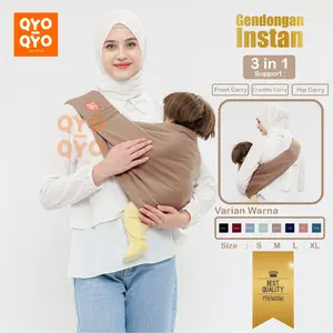 Gendongan Bayi Samping Instan Geos Busa Gen Two Premium 1 Layer QYO-QYO