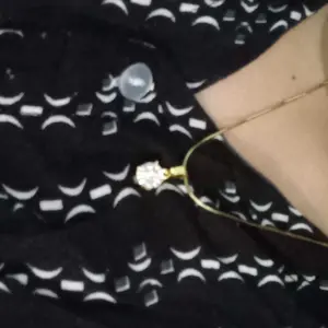 ￼Kalung Dewasa Titanium Permata satu Anti karat Dan tidak Luntur kalung