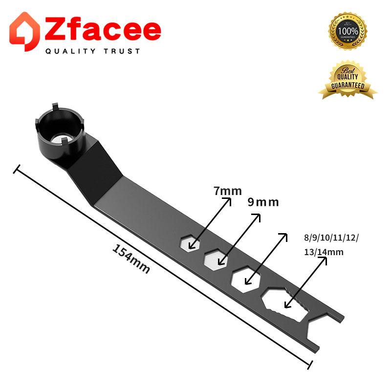 Product Introduction of Kunci Empat Cakar Penggiling Sudut Tebal Serbaguna yang Dapat Disesuaikan, Alat Tangan 6-in-1 Aksesori Mesin 13