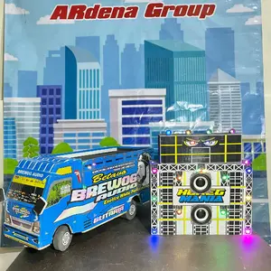 Miniatur truk sound horeg/sound system brewog audio jumbo mainan anak viral