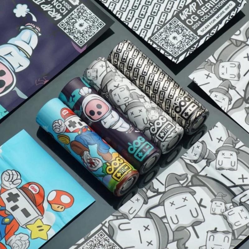 D’OG DOG WRAP WRAPS BATTERY BATERAI 18650 - Shop | Tokopedia