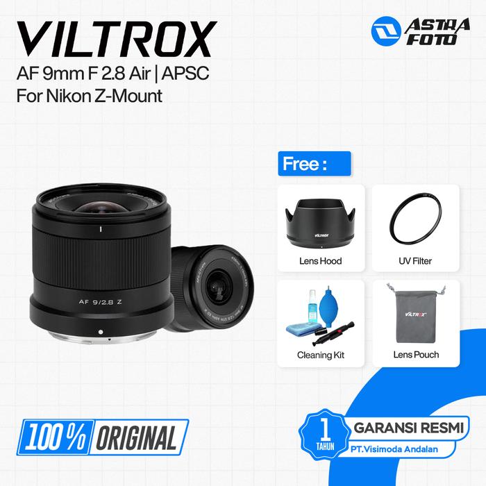 Gambar Viltrox AF 9mm F2.8 Air APSC Lens for Sony E-Mount & Nikon Z-Mount Fujifilm X-Mount Garansi Resmi - Sony E-Mount dari Astra Foto Kota Administrasi Jakarta Pusat Tokopedia