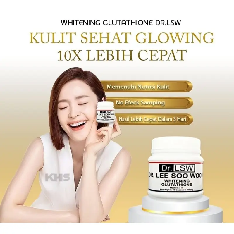 Pemutih Muka Original DR LSW Whitening Flavettes Vitamin c membersihkan  kulit wajah Cerah Skincare Facial