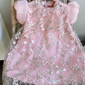 Dress gendhis baju pesta ulang tahun anak tulle balita