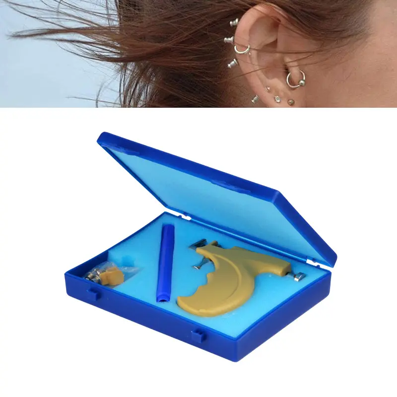 Set Tindik Telinga Hidung Pusar, Alat Keamanan Tindik Telinga 4
