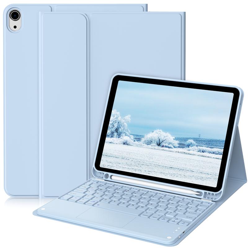 Vỏ bàn phím iPad case RBP (có bàn phím) kết nối Bluetooth  có thể tháo rời từ tính cho iPad Pro 11 inch 2020 2021 2022  air 4 air 5 10.9 iPad 10th gen iPad 10.2-7th 8th 9th gen mini 6 vỏ bảo vệ chống sốc ipad  keyboard