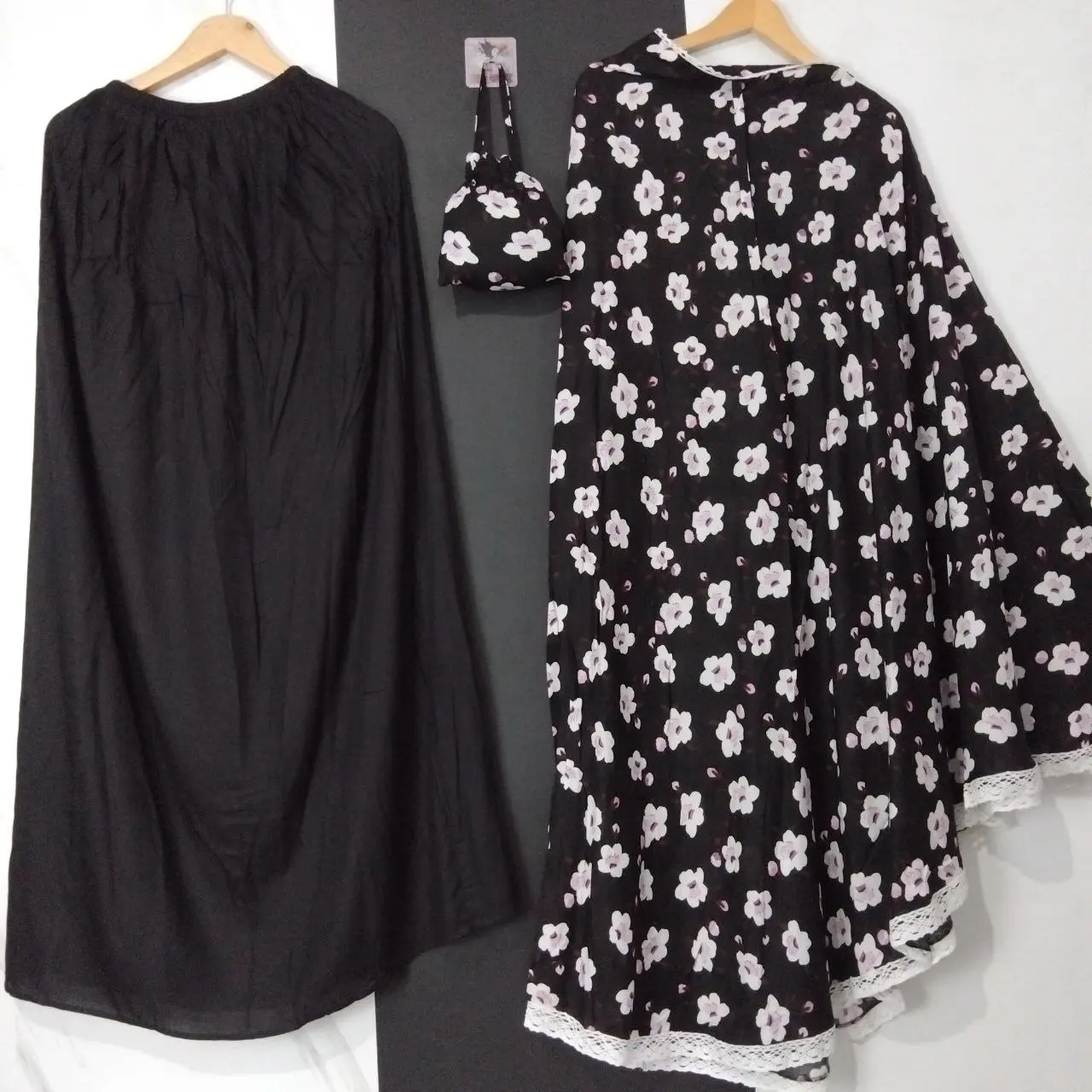 Mukena Jaman NOW 2IN1 Motif Seroja Katun Rayon KBI Premium Berkualitas Tinggi Tebal Elegan Cantik - Muslim Dewasa