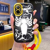 Gambar MHKEID Casing Hp untuk Realme C67 12 Lite Case Pola Laba-laba biru Kasing Silikon Softcase kepulan krim Kesing Tali gantung Gelang Casing - Gaya1, Realme C67 4G dari MHKEID MALL Kab. Tangerang 5 Tokopedia