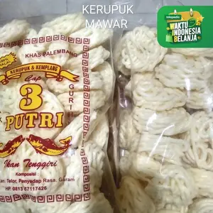 BOOM SALE KERUPUK MAWAR PUTIH KHAS PALEMBANG 250 grm