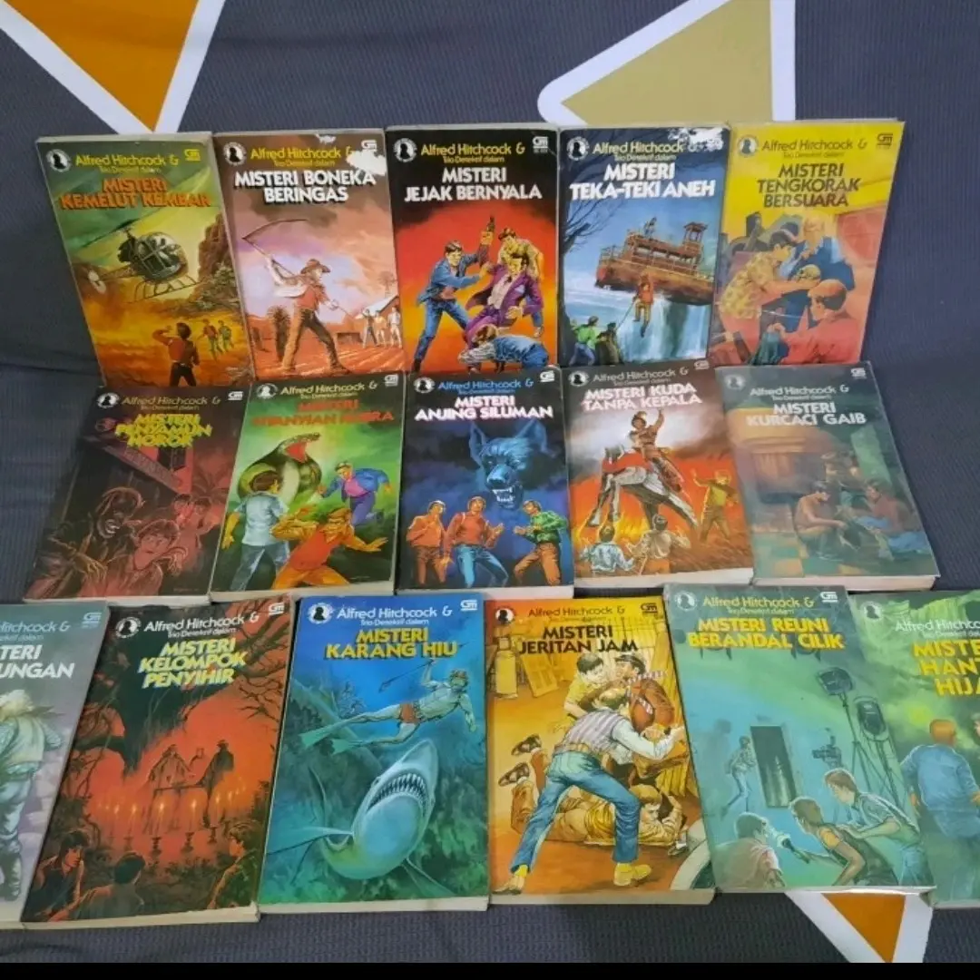Trio Detektif Alfred Hitchcock Buku Novel Misteri Bahasa Indonesia Banyak Pilihan Judul
