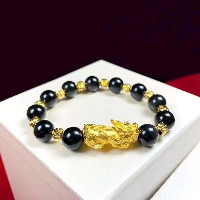 【A】Biden Gelang Mewah Pria YNBK060-Black 1