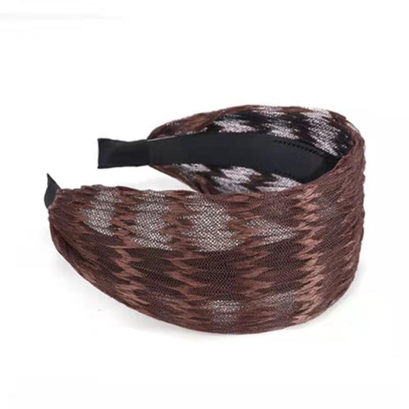Product Introduction of Ladies Women's Headband Fashion Sweet Head Wrap Hair Band Non-slip Wide Lace Hairband 13