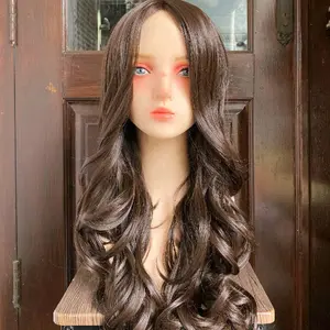 Full Wig Half Lace NUNKOT IN SEOUL Medium Hair Panjang 70 CM Dengan Synthetic Fiber Impor Premium