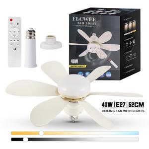 Energy Efficient LED Ceiling Fan 1000 LUMENS 54 LED Bulbs Ultra Quiet Motor & Remote Control Home Lighting Summer Exclusive
