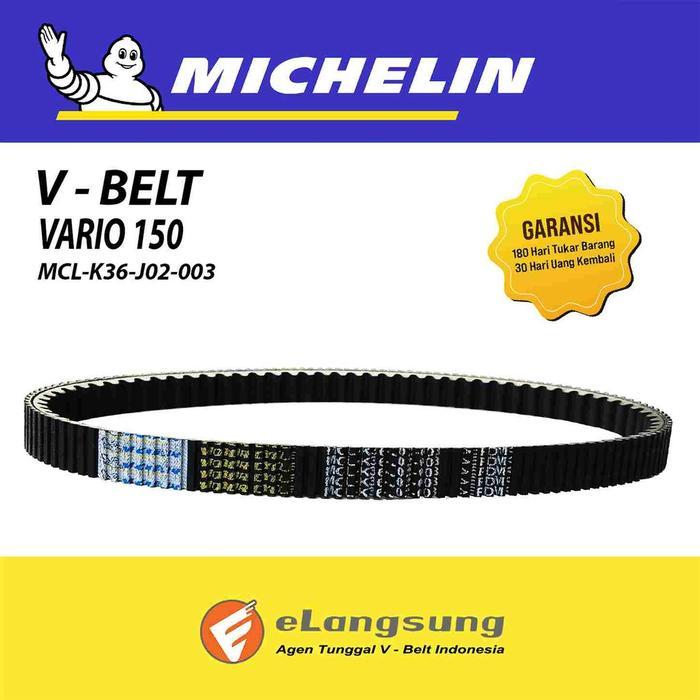 Gambar MICHELIN V-BELT VANBELT BELT VARIO 125 LED VARIO 150 LED 2015-2025 K36 ASLI EPDM 100% ORIGINAL - VARIO 125 2015-2025 dari Lestari Motor 2 Kota Administrasi Jakarta Barat Tokopedia