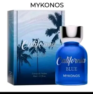MYKONOS California Blue Eau de Parfum  -Parfum Pria dengan Aroma Segar dan Menyegarkan Refill Bebas