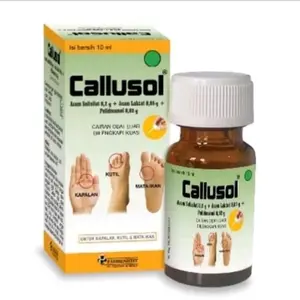[ BPOM ] Callusol Obat Untuk Mata Ikan | Kutil | Kapalan isi 10 ml